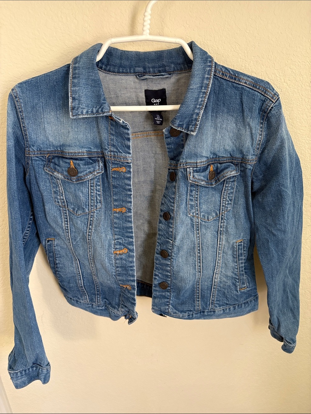 GAP Women's Light Blue Denim Jacket - Classic Trucker